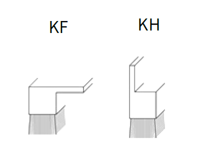 Last brushes KF and KH